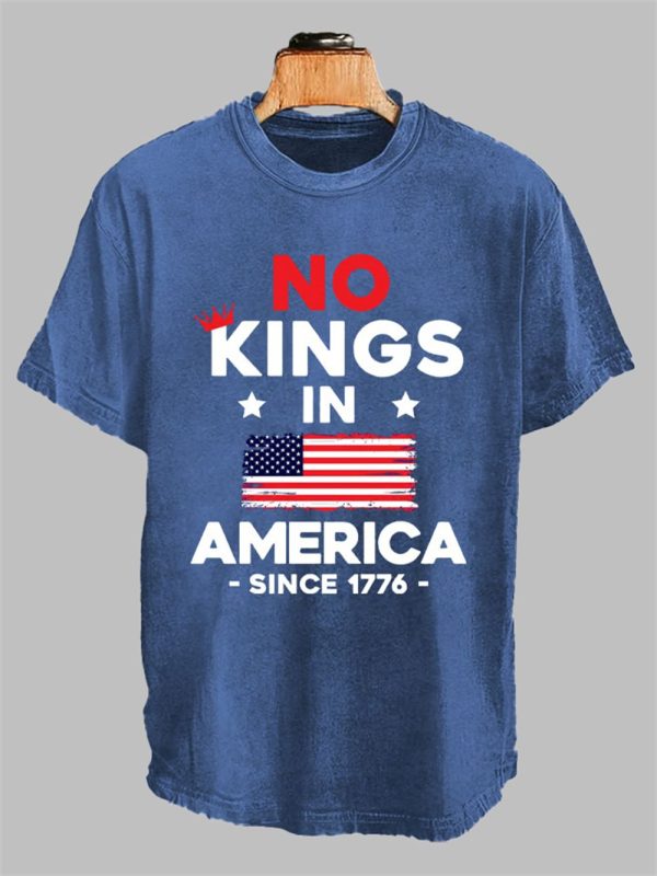 Men's No King in America Since 1776 Print T-Shirt
